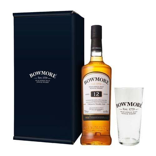 企画品)ボウモア 12年 シングルモルトウイスキー オリジナルグラス付き