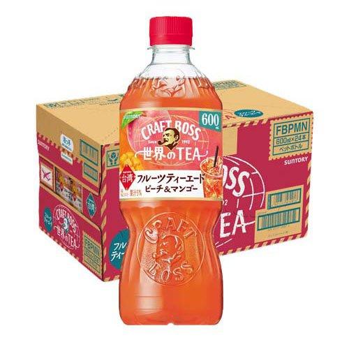 クラフトボス 世界のTEA フルーツティーエード ( 600ml×24本 )/ BOSS