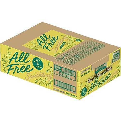 オールフリースパークリング レモン＆ライム ( 350ml×24本 ) のんある