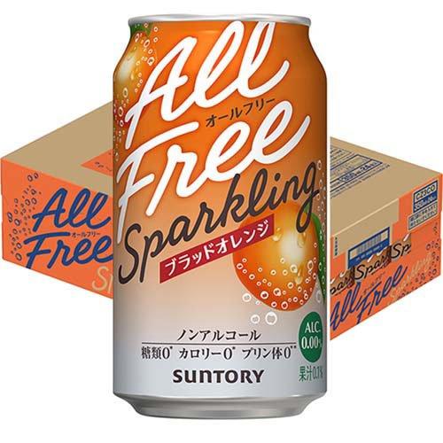 ノンアルコール オールフリースパークリング ブラッドオレンジ ( 350ml×24本 ) のん
