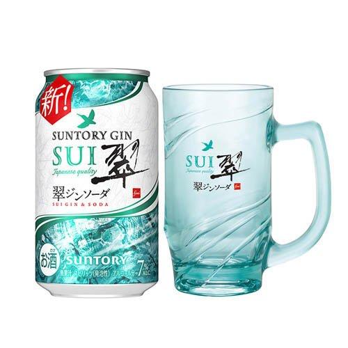 企画品)サントリー 翠ジンソーダ ジョッキ付 ( 350ml×24本 ) : 爽快