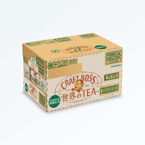 紅茶 クラフトボス 世界のTEA PREMIUM無糖紅茶 ( 600ml×24本 )/ BOSS(ボス