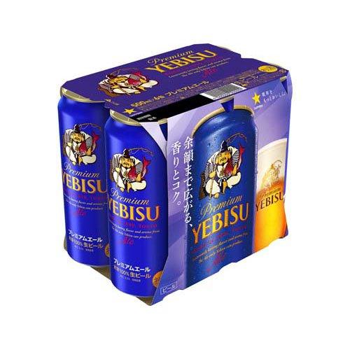 サッポロ エビス プレミアムエール 缶 ヱビス ( 500ml*24本入