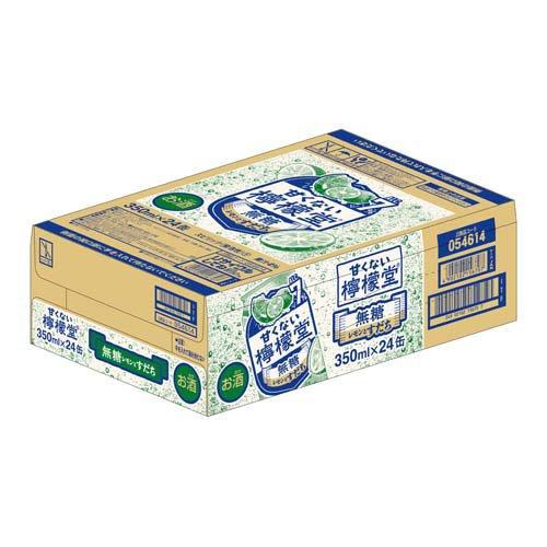甘くない檸檬堂 無糖 レモンとすだち 缶 ( 350ml×24本 )/ 檸檬堂
