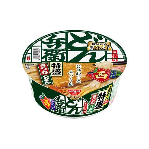 日清のどん兵衛 特盛きつねうどん ケース 西 ( 130g×12食入 )/ : 爽快