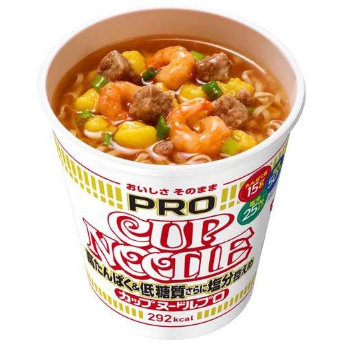 カップヌードルPRO 高たんぱく＆低糖質さらに塩分控えめ ケース ( 75g