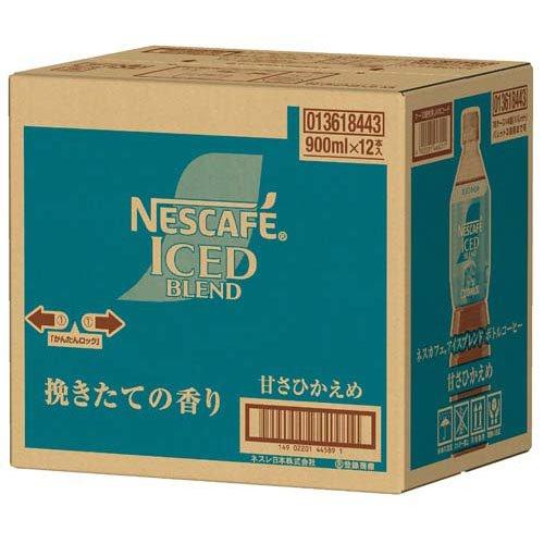 ネスカフェ アイスブレンド ボトルコーヒー 甘さひかえめ ケース