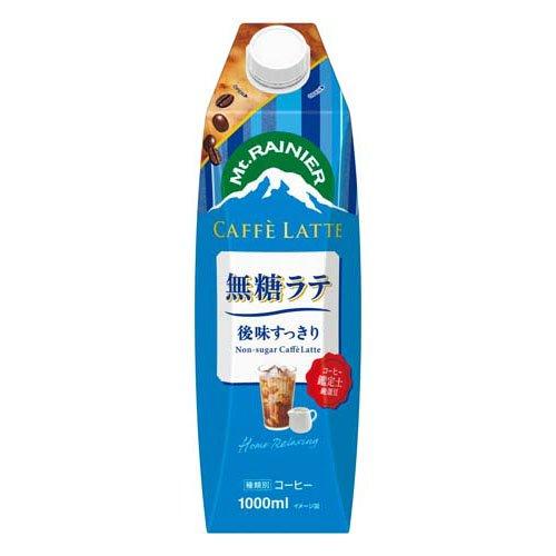 マウントレーニア カフェラッテ 無糖ラテ ( 1000ml×6本 )/ 後味