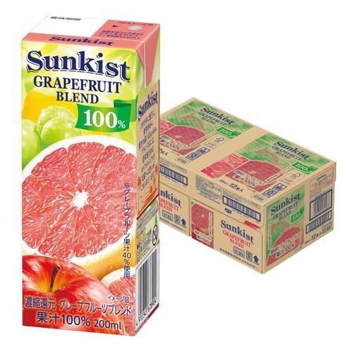 サンキスト100％グレープフルーツブレンド ( 200ml×24本 )/ サンキスト