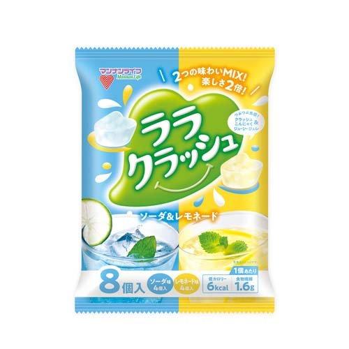 蒟蒻畑 ララクラッシュ アソート ソーダ＆レモネード ( 8個入*12袋