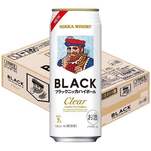 ブラックニッカハイボール クリア 缶 ( 500ml×24本入 ) : 爽快ドリンク