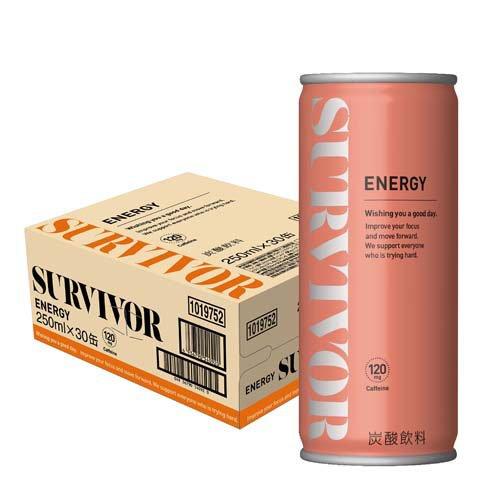 サバイバー エナジードリンク 缶 ( 250ml×30本 )/ 富永食品 : 爽快