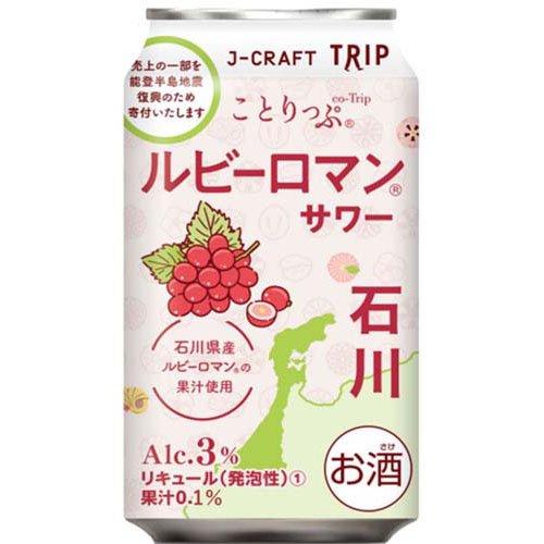 J-CRAFT TRIP ルビーロマンサワー ( 350ml×24本 ) : 爽快ドリンク専門