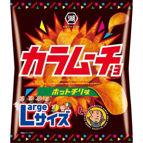 湖池屋 Largeサイズ カラムーチョチップス ホットチリ味 ( 108g×12袋