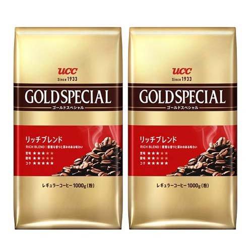 ゴールドスペシャル リッチブレンドAP ( 1kg×2袋セット )/ コーヒー豆