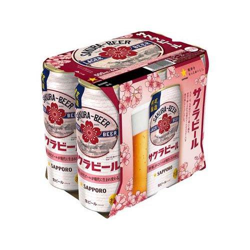 サッポロ サクラビール 缶500 ( 500ml*48本セット ) : 爽快ドリンク