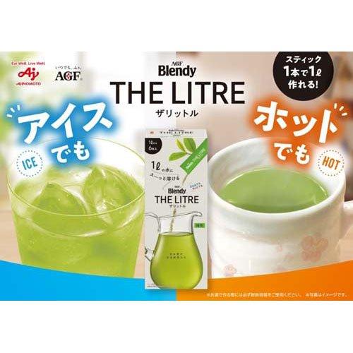 AGF ブレンディ ザリットル 緑茶 スティック お茶 ( 6本入*4箱セット