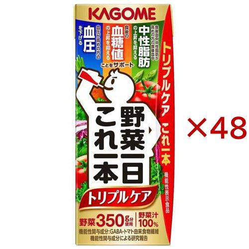 野菜一日これ一本 トリプルケア ( 24本入×2セット(1本200ml) )/ 紙 一