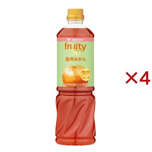 ミツカン フルーティス りんご酢温州みかん 6倍濃縮タイプ 業務用