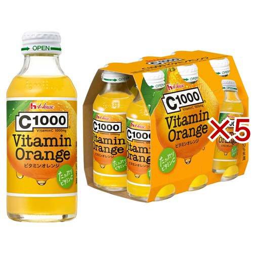 C1000 ビタミンオレンジ 48本とファイブミニ60本まとめ売り‼︎ C1000 ビタミンオレンジ ( 6本入×5セット(1本140ml) )/ : 爽快ドリンク