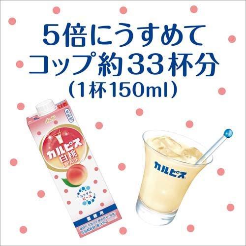 カルピス 白桃 Lパック ( 1000ml×6セット )/ 業務用 希釈 原液