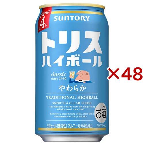 トリスハイボール やわらか 缶 ( 24本×2セット(1本350ml） ) : 爽快