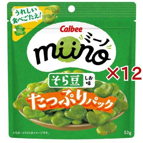 ミーノそら豆しお味たっぷりパック ( 53g×12セット ) : 爽快ドリンク