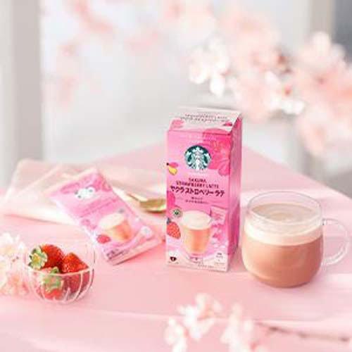 サクラストロベリーラテ 20箱セット スターバックス プレミアム ミックス サクラ ストロベリー ラテ ( 4本