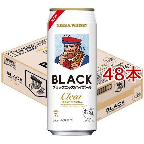 ブラックニッカハイボール クリア 缶 ( 24本入×2セット(1本500ml