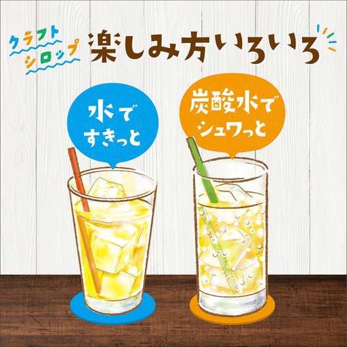 クラフトシロップ すきっとうめ 希釈用 ( 470ml×3セット )/ アサヒ