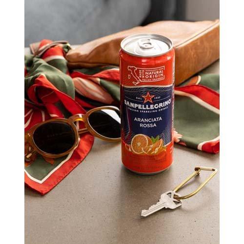 サンペレグリノ スパークリングドリンク アランチャータロッサ ( 330ml