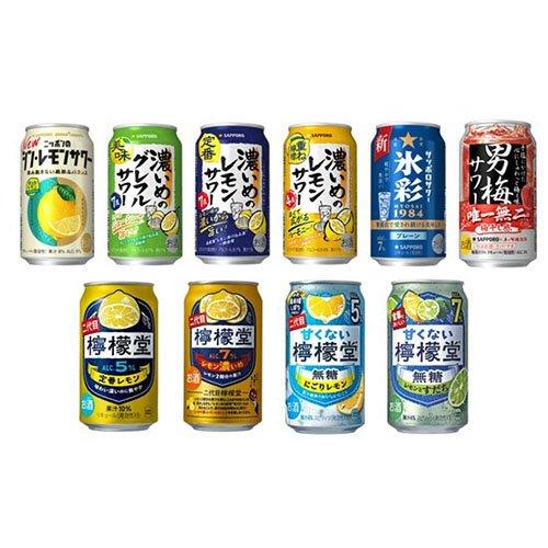 気分に合わせて選べるRTDサワー飲み比べセット ( 350ml×20本入 ) 缶