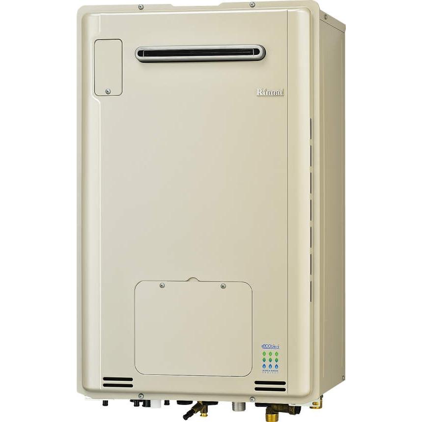 供え ソウケンネット販売部リンナイ エコジョーズ 温水暖房ふろ給湯器 RUFH-E2405AW2-1 床暖房4系統 熱動弁外付 24号 フル