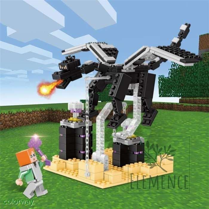 マインクラフト Minecraft 大人気ミニフィグ 浮遊エンダードラゴン 豪華セット マインクラフト ブロック レゴ 互換 プレゼント