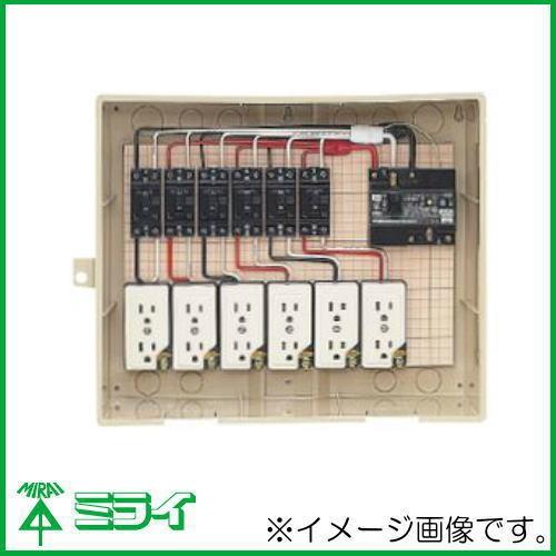 未来工業 屋外電力用仮設ボックス(漏電しゃ断器・分岐ブレーカ