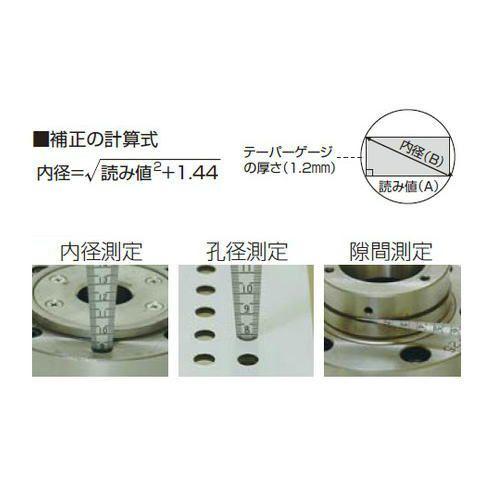 シンワ テーパーゲージ 1〜15mm 金属ケース付 62603 シンワ測定 : 創工