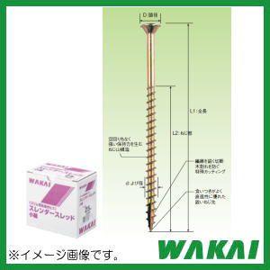 スレンダースレッド スリム粗目造作ビス 長さ：60mm 500本　7181160 若井産業・WAKAI｜soukoukan