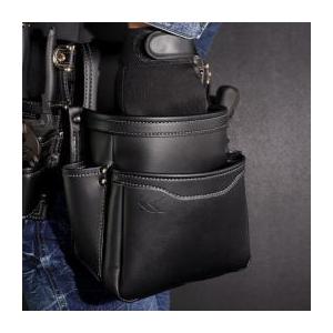 KUROKIN 腰袋薄型2段 AB-32BG 黒金 フジ矢 FUJIYA AB32BG : 創工館