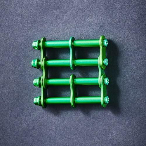 KNICKS（ニックス） アルミ製金具一式(アルマイト加工) グリーン ALU-3