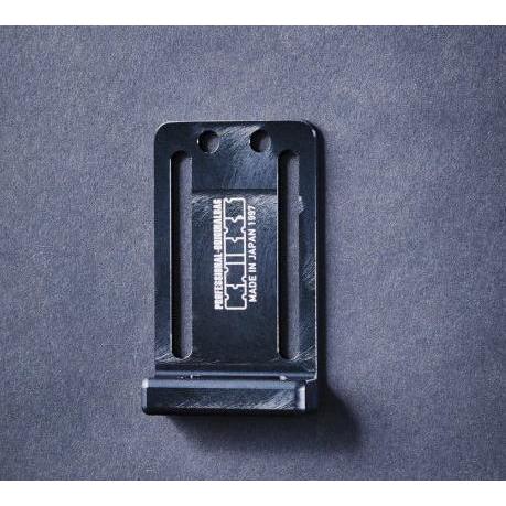 KNICKS（ニックス） フック金具付電動工具用プレート ブラック ALU-I-B