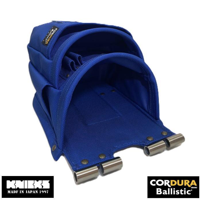 KNICKS（ニックス） バリスティック生地3段腰袋 チタン補強プレート入