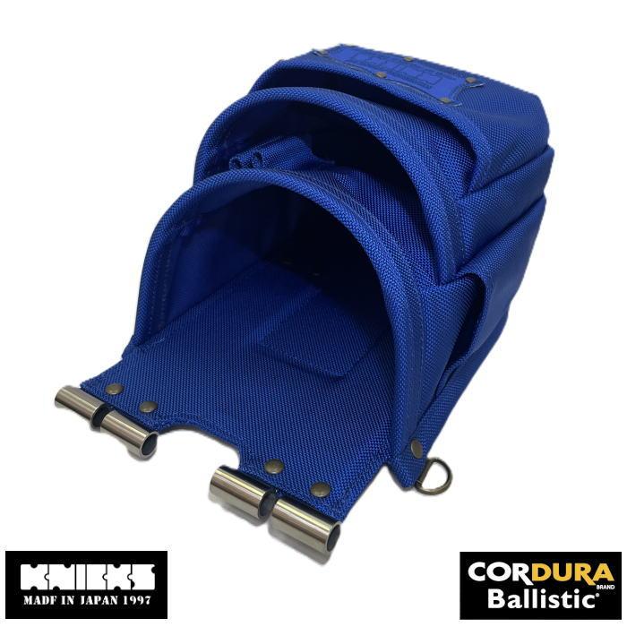 KNICKS（ニックス） バリスティック生地3段腰袋 チタン補強プレート入
