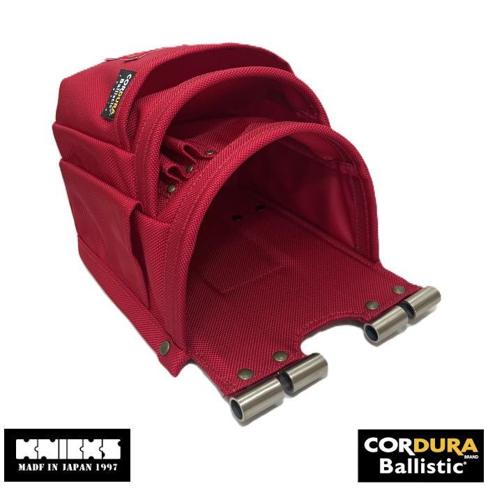 KNICKS ニックス バリスティック生地3段腰袋 チタン補強プレート入