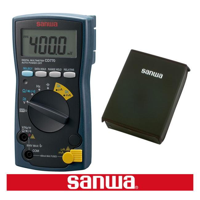 sanwa デジタルテスター CD770 / C77H ハードケース付 デジタルマルチ