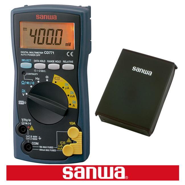 sanwa デジタルテスター CD771 / C77H ハードケース付デジタルマルチ