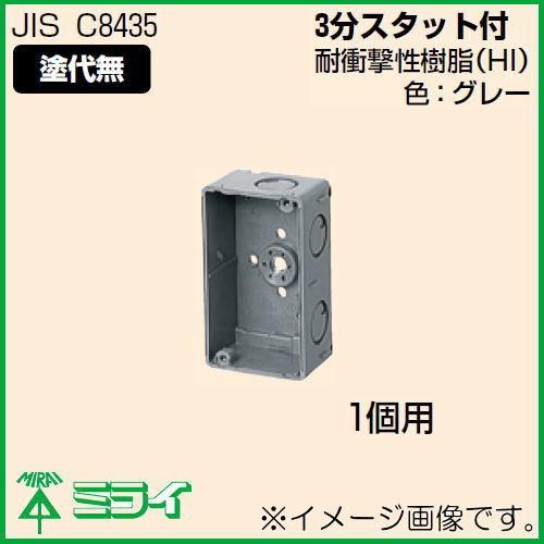 専用箱無し TCS21K31 ねじなしTC露出スイッチボックス 薄鋼用 外山電気 電気