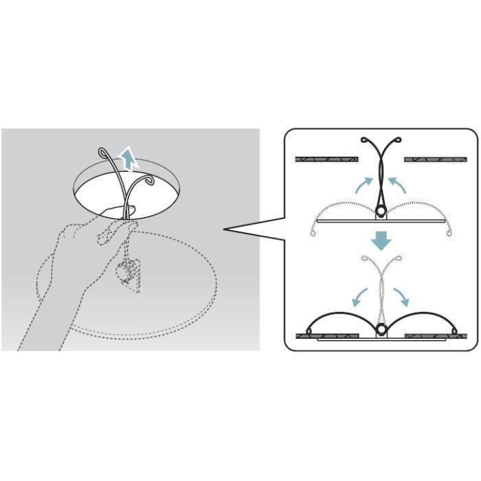 未来工業 ブランクプレート(Φ50〜150) ミルキーホワイト DLBP-150M