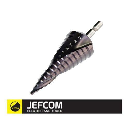 JEFCOM（ジェフコム） ブラックチタンステップドリル(Φ4〜33mm) DSB 
