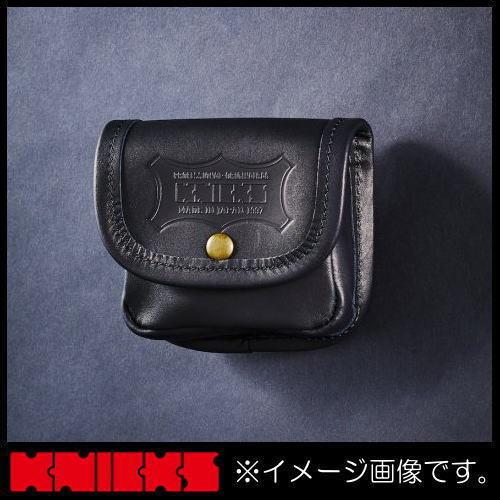 ニックス ヌメ革 小物ポーチ　黒 新品未使用 KNICKS（ニックス） ヌメ革小物ポーチ 黒 KBS-100BOX [腰袋 作業