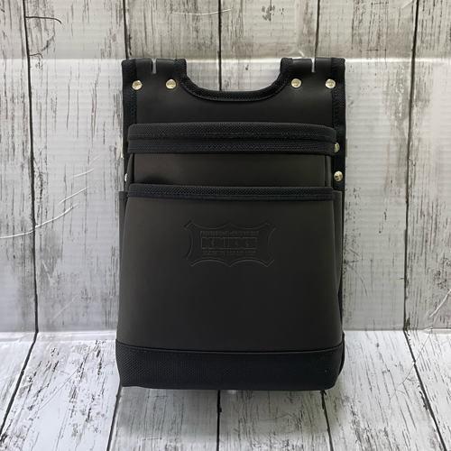 ニックス ヌメ革建築用2段腰袋(バリスティック縁巻) KBS-201BA ニックス ヌメ革建築用2段腰袋(バリスティック縁巻) KBS-201BA